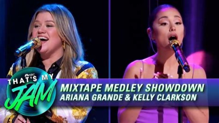 Ariana Grande & Kelly Clarkson Have A Sing Off For ‘That’s My Jam’ – Hollywood Life