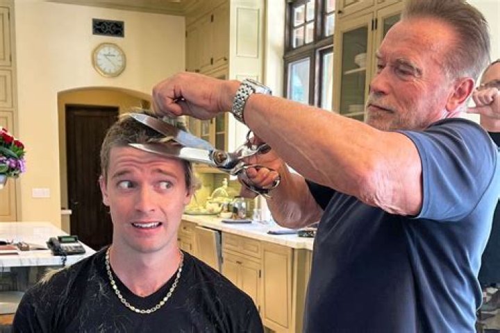 Arnold Schwarzenegger, 74, Looks Buff As He Steps Out With A Cigar At Beverly Hills Hair Salon