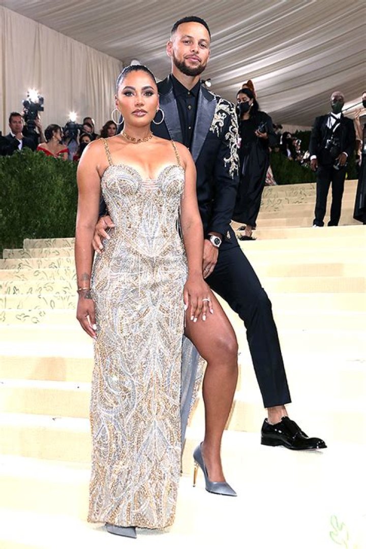 Ayesha Curry Rocks Plunging Black Dress At Wedding With Steph – Hollywood Life