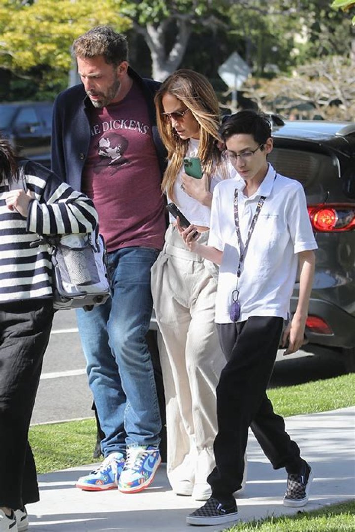 Ben Affleck & Jennifer Lopez Pack On PDA Alongside Her Son Max At Samuel’s School Recital