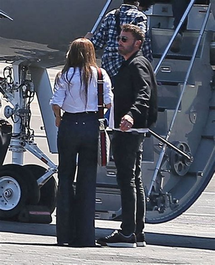 Ben Affleck & Jennifer Lopez Spotted Boarding A Private Jet With Kids Ahead Of His 50th Birthday
