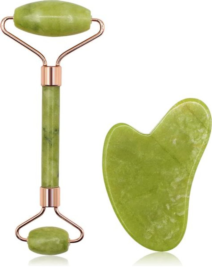 This Jade Roller & Gua Sha Set With Over 9k Reviews Is Currently On Sale For Less Than $20