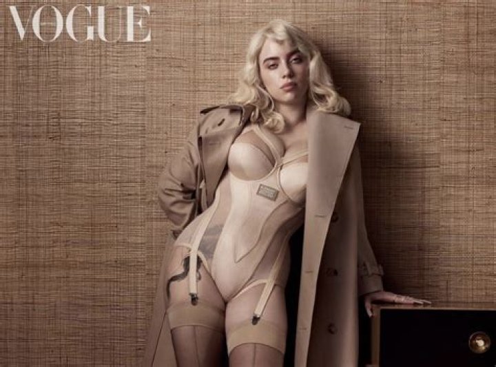 Billie Eilish Covers ‘British Vogue’ In Lingerie & Trench Coat: Pics – Hollywood Life