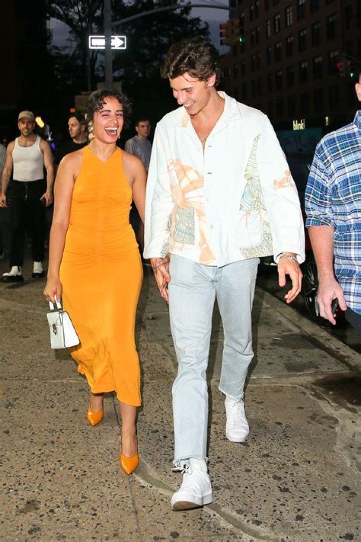Camila Cabello Stuns In Orange On Date With Shawn Mendes After Celebrating Their 2 Year Anniversary