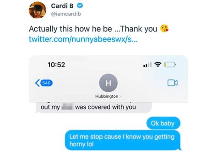 Cardi B In Bed With Offset When She Accidentally Posted Private Pic To IG – Hollywood Life