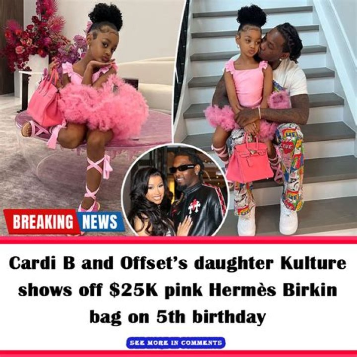 Cardi B’s Daughter Kulture Gets A $9K Birkin Bag From Daddy Offset For Her 2nd Birthday — Watch