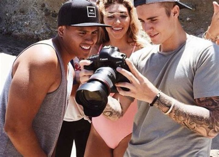 Justin Bieber & Ex Chantel Jeffries Reunite For Sexy Photo Shoot On The Beach — Pics