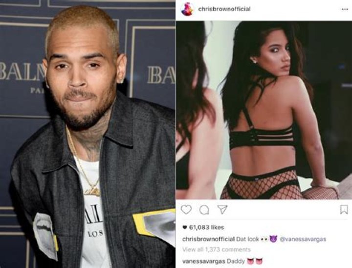 Chris Brown & Rumored GF Vanessa Vargas Hit Wild Mansion Party Before Cops Shut It Down