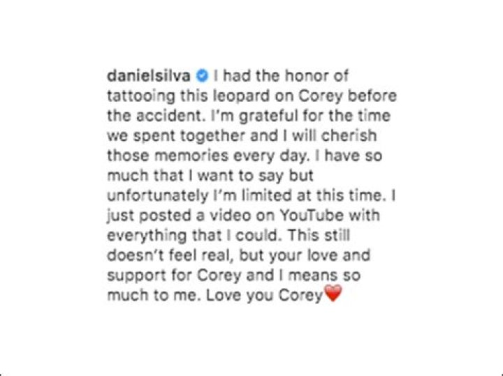 Daniel Silva Mourns Corey La Barrie After His Death With Message & Pic – Hollywood Life