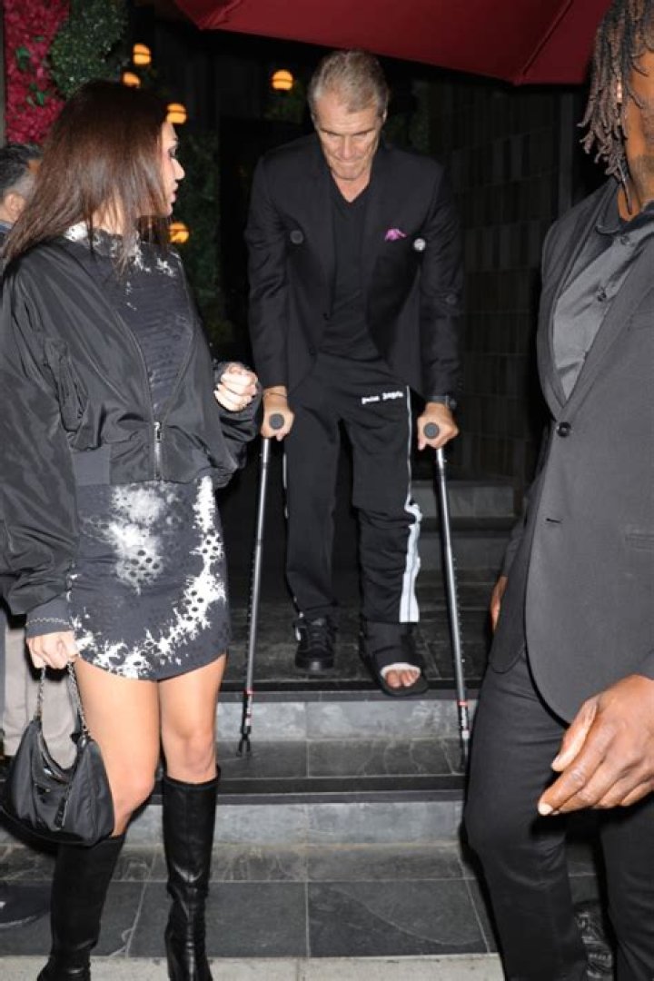 Dolph Lundgren, 64, Uses Foot Brace On Date With Fiancee Emma Krokdal, 25: Photos