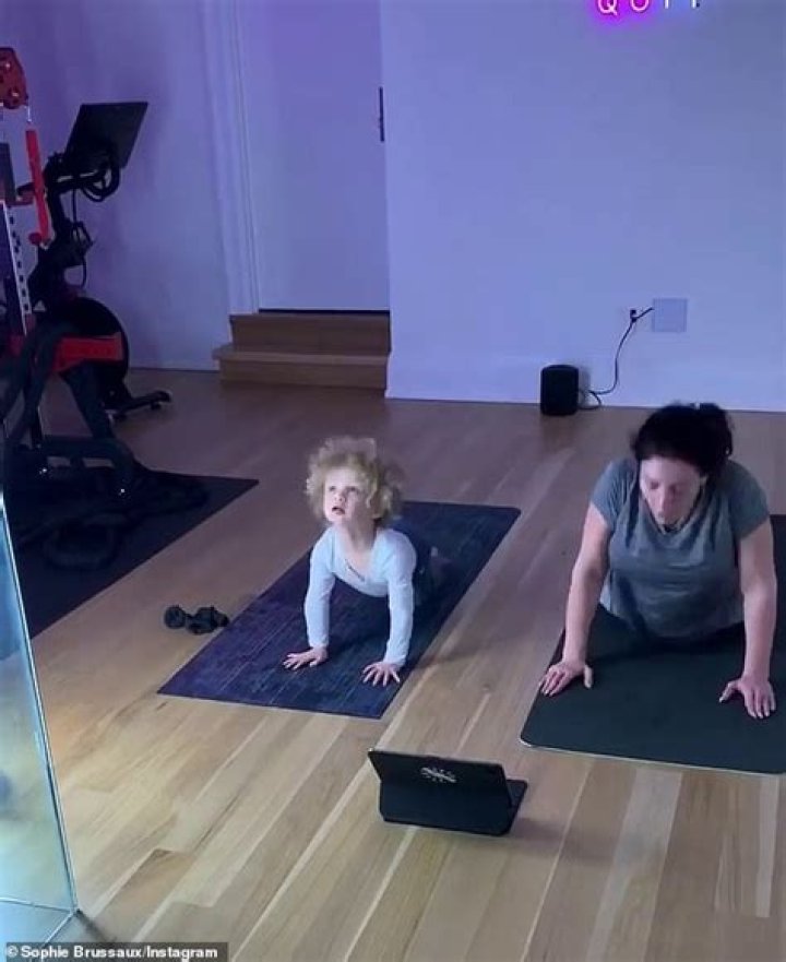 Drake’s Son Adonis Does Yoga With Mom Sophie Brussaux In New Video – Hollywood Life