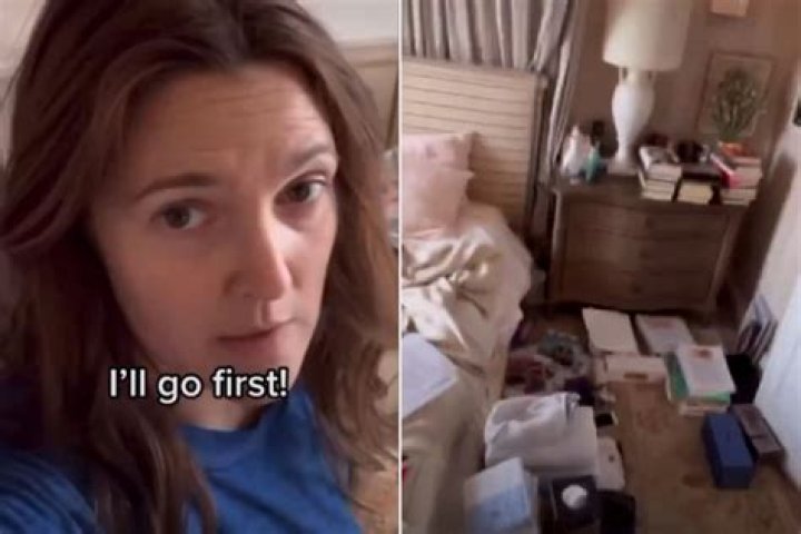 Drew Barrymore Shares Before & After View Of Her Messy Bedroom: Video – Hollywood Life