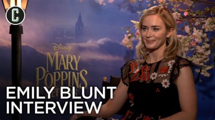 Emily Blunt Reveals Why She Wishes She Could Be More Like Mary Poppins In Real Life