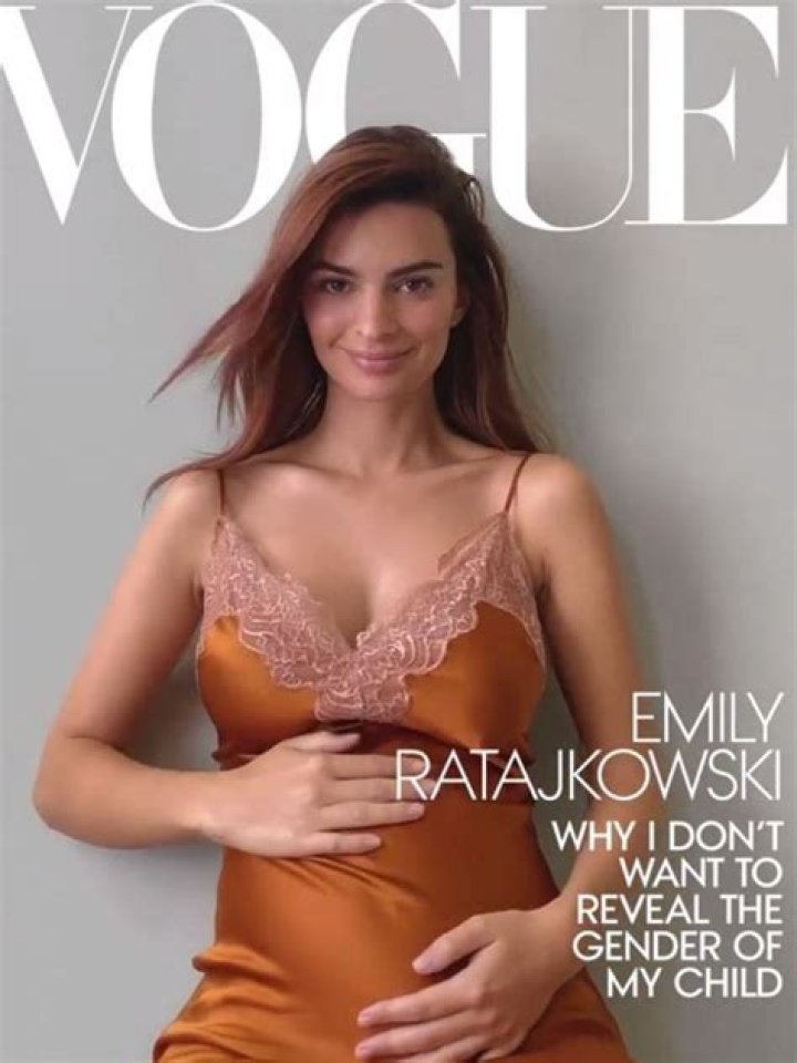 Emily Ratajkowski Pregnant With 1st Child: Model, 29, Debuts Baby Bump in Slip Dress For Vogue