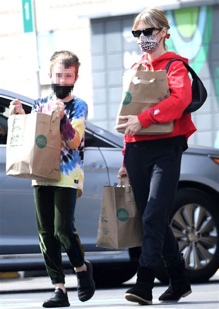 January Jones Takes Son Xander, 10, Grocery Shopping In Rare Public Outing Together