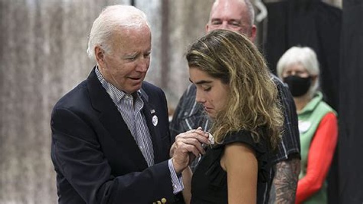 Joe Biden Takes Granddaughter Natalie, 18, Voting For The 1st Time Before Celebrating With Milkshakes: Watch
