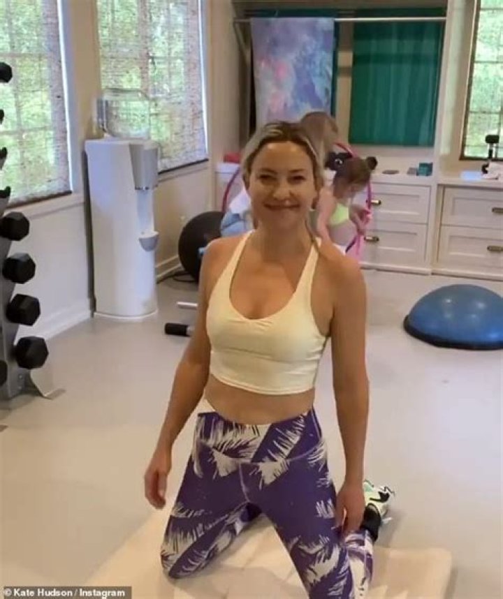 Kate Hudson Works Out With Look-Alike Daughter Rani Rose, 3, In Cute Video — Watch