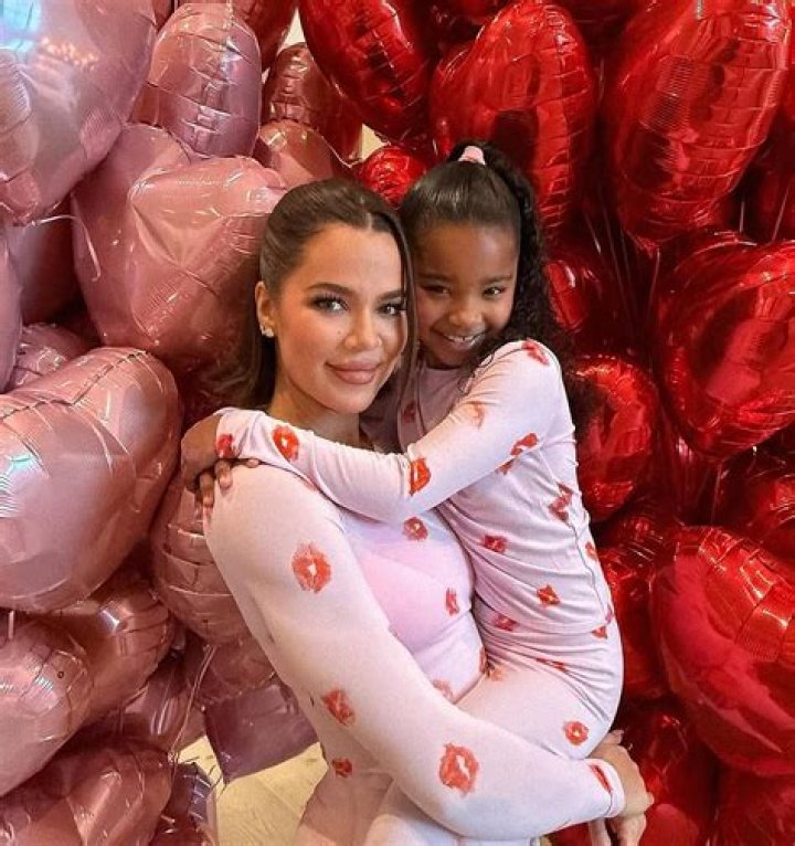 Khloe Kardashian & True Thompson, 2, Look Like Twins In Matching Gold Minis At Her Birthday Party