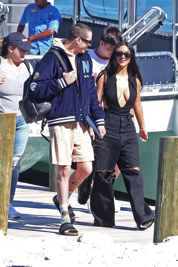 Kim Kardashian & Pete Davidson Fly Back To L.A. On Private Jet After Bahamas Getaway — Photo