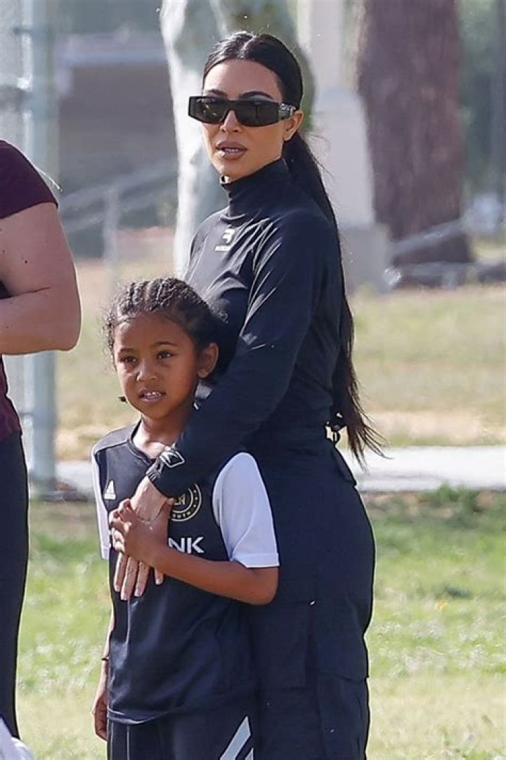 Kim Kardashian Cheers On Son Saint West At His Soccer Game – Hollywood Life