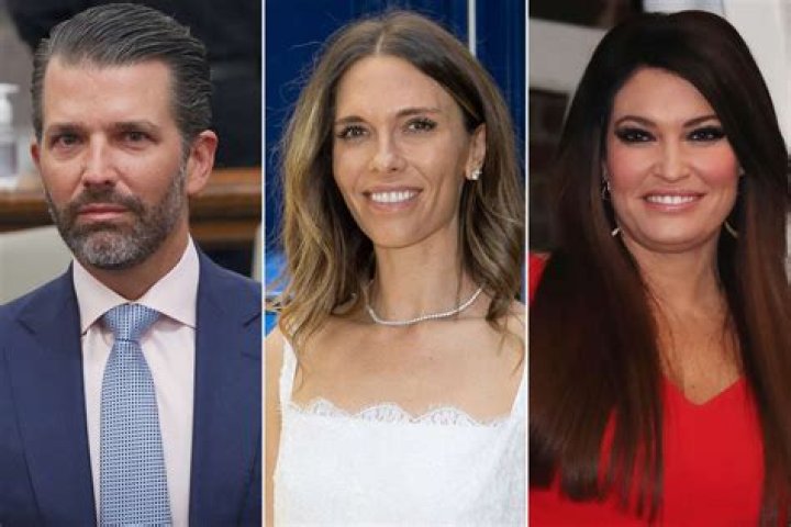 Kimberly Guilfoyle’s Skirt Rides Up & Donald Trump Jr Fixes It – Pic – Hollywood Life