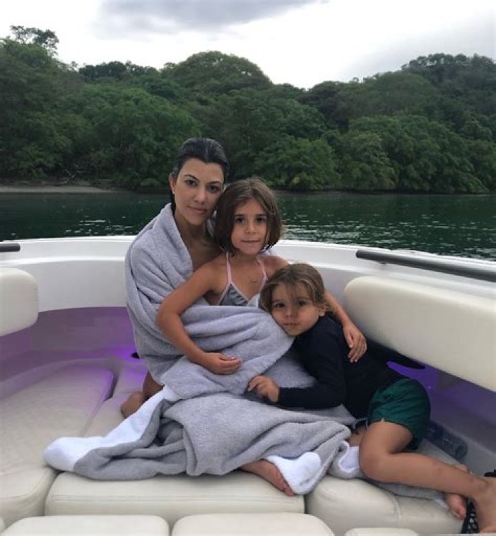 Kourtney Kardashian Hits The Beach With Her Kids For Fun Weekend Getaway — Pics