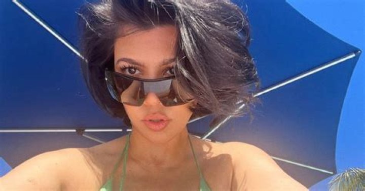 Kourtney Kardashian Stuns While Lounging Around In A Sexy Bikini — Teasing Younes Bendjima?