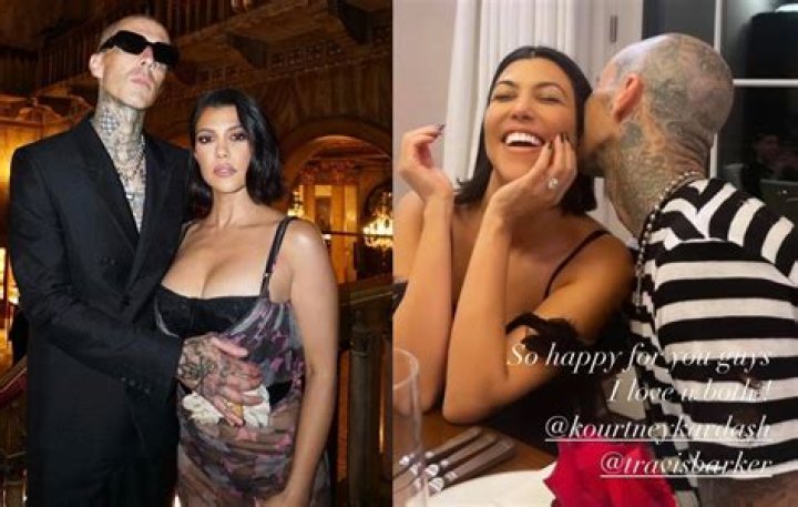 Kourtney Kardashian & Travis Barker Engaged After He Proposes In Montecito