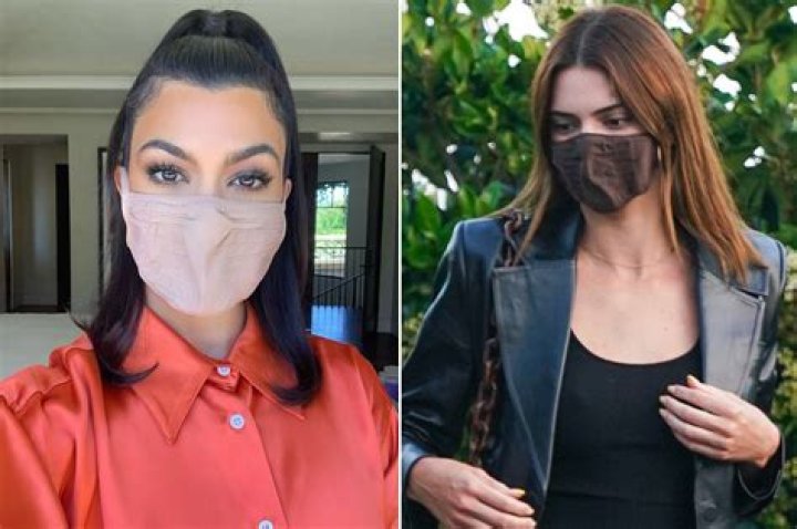 Kourtney Kardashian Urges People To Wear Protective Face Gear While Showing Off Sold Out SKIMS Ones