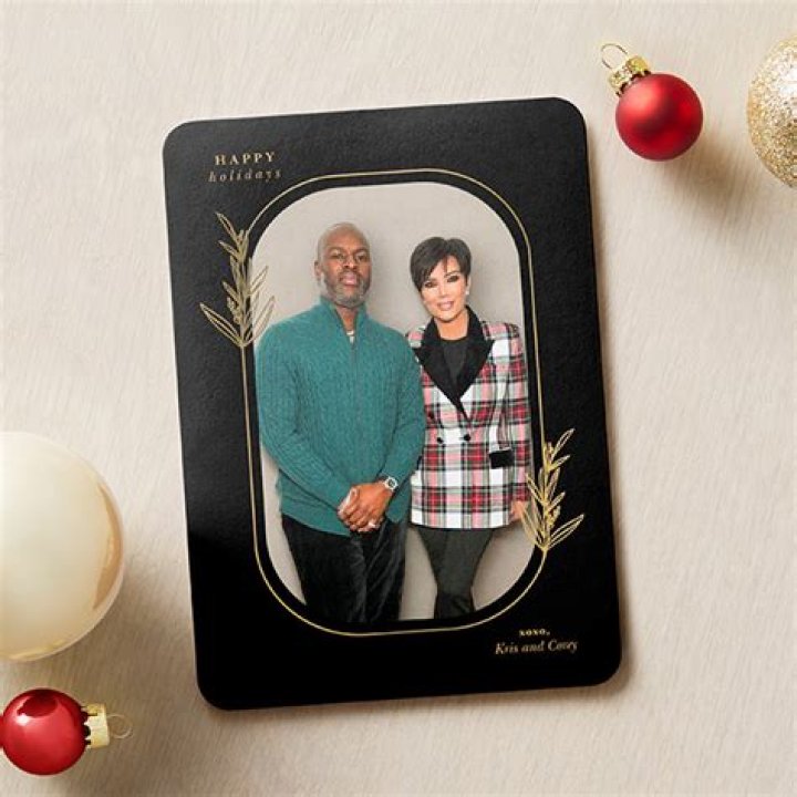 Kris Jenner & Corey Gamble Release Their First Holiday Card – Hollywood Life