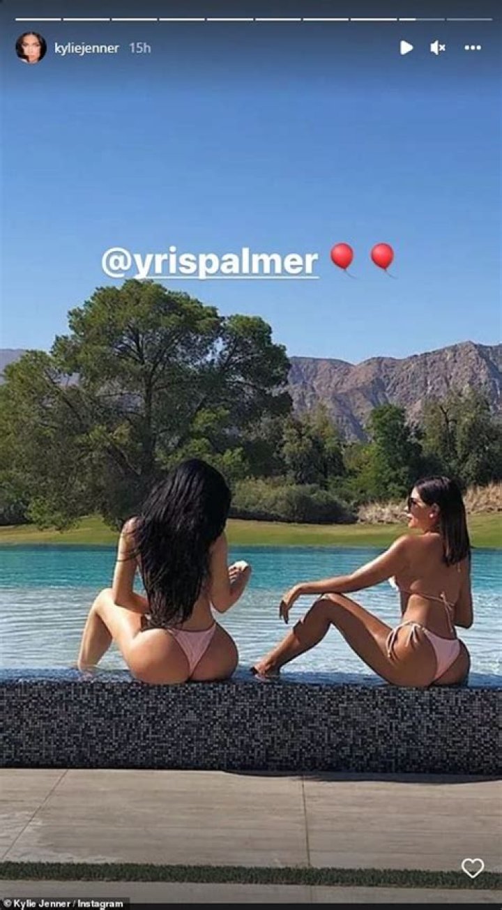 Kylie Jenner Rocks A Bikini By The Pool In Throwback Pic For BFF Yris Palmer’s Birthday