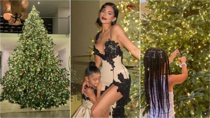 Kylie Jenner Shows Off Elaborate Christmas Lights Outside Home: Video – Hollywood Life