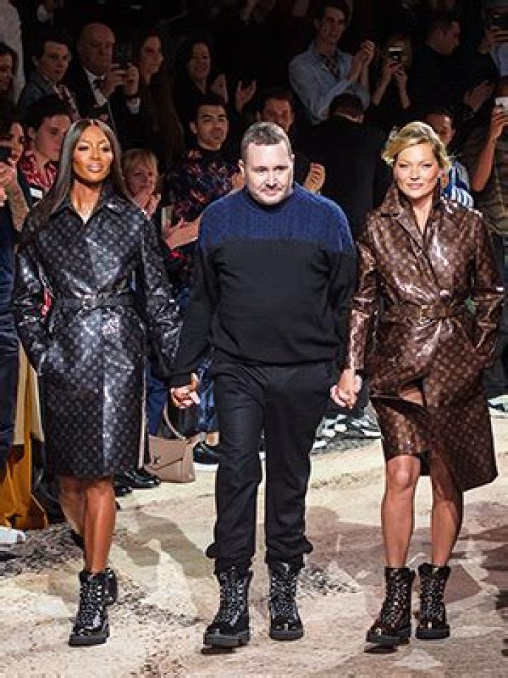 Louis Vuitton PFW Menswear Pics — Kate Moss & More Walk The Runway
