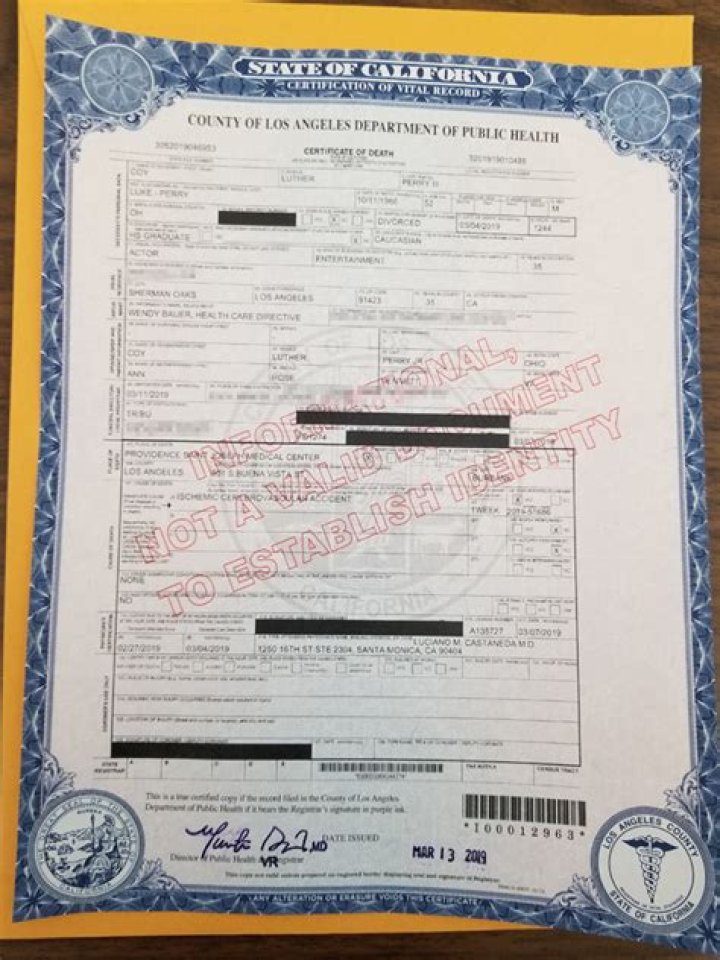 Luke Perry’s Cause Of Death & Where He Was Buried Revealed – Hollywood Life