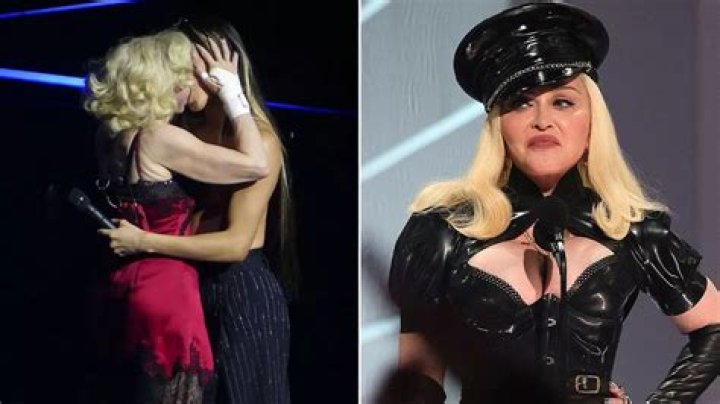Madonna Kisses Rapper Jozzy In Backstage Grammys Footage: Watch – Hollywood Life