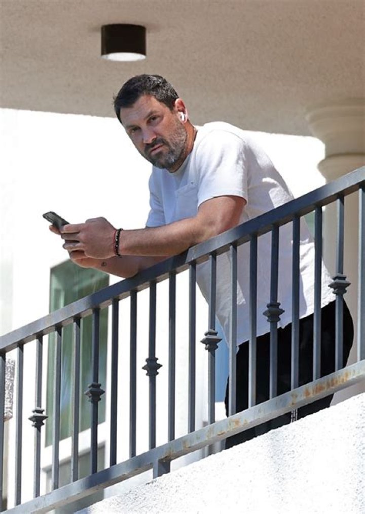 Maksim Chmerkovskiy Spotted On Malibu Balcony Amid Controversy After Leaving Ukraine