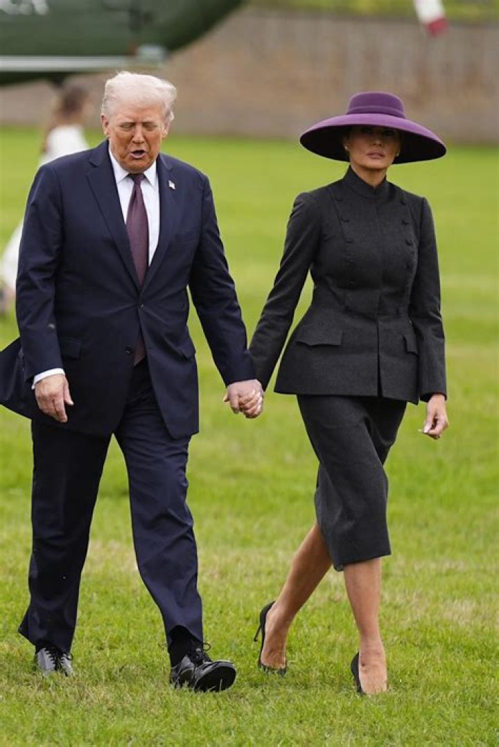 Melania Trump Chooses To Wear Black While Democratic Women Are In Suffragette White