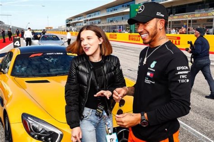 Millie Bobby Brown — Exclusive Pictures at US Formula 1
