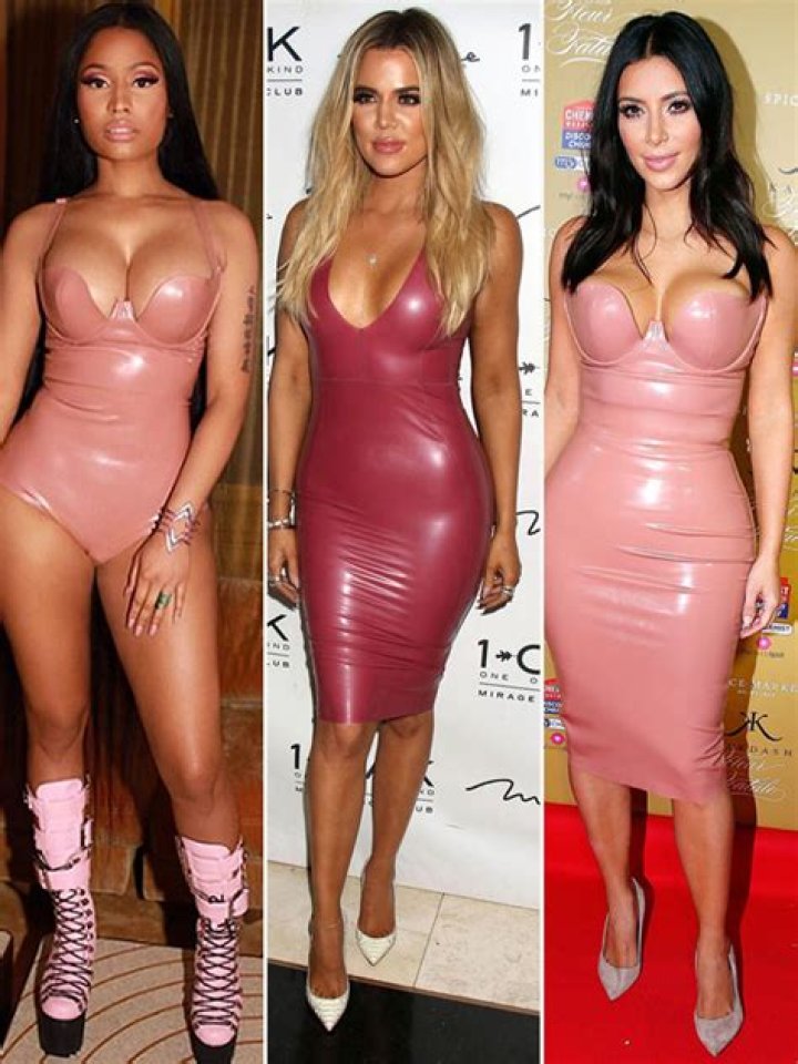 Khloe & Kim Kardashian V. Nicki Minaj — Latex Face-Off: Who Wore It Best?