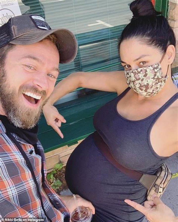 Nikki Bella Bares Her Baby Bump For ‘Savage’ TikTok Video With Artem Chigvintsev