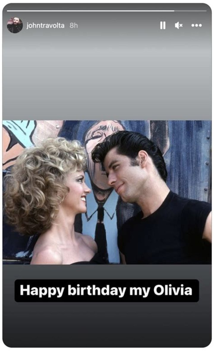 Olivia Newton-John’s 74th Birthday Tribute From John Travolta: Photo – Hollywood Life