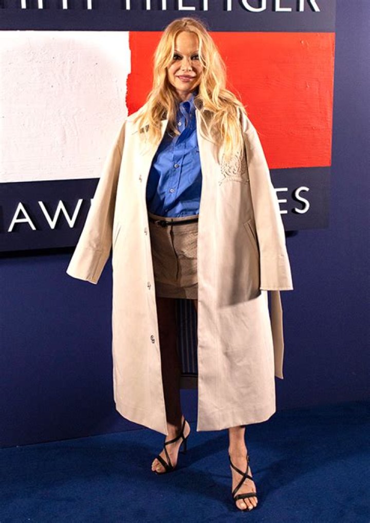 Pamela Anderson’s Mini Skirt At Shawn Mendes’ Tommy Hilfiger Event – Hollywood Life