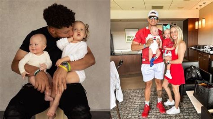 Patrick Mahomes Cuddles With His 2 Kids on Father’s Day: See Photo