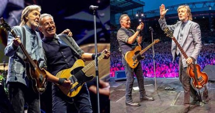 Paul McCartney Performs With Bruce Springsteen & Jon Bon Jovi Live At Met Life Stadium: Watch