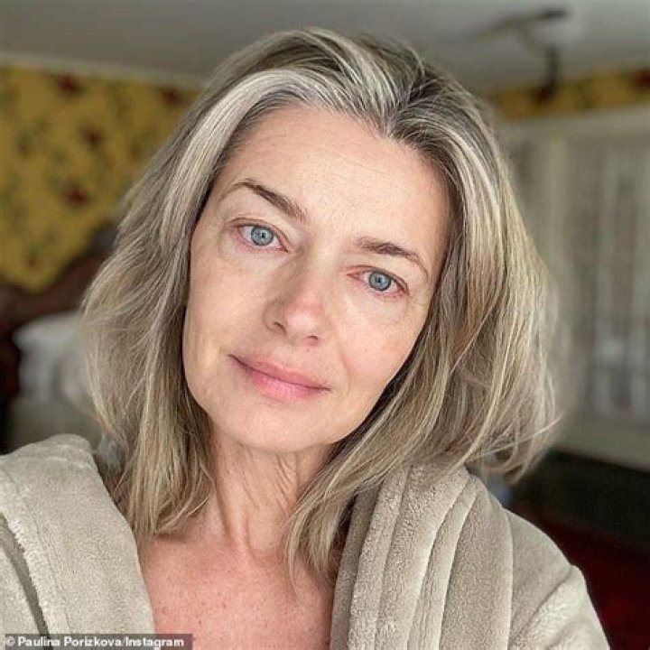 Paulina Porizkova Looks Fresh-Faced Showing Off Grey Hair As She Defends Celebs Who Get Botox