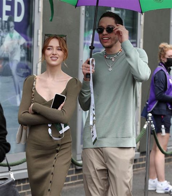 Pete Davidson & Phoebe Dynevor Snuggle Up For PDA-Filled Date At Wimbledon — See Pics
