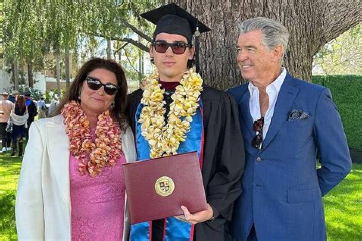 Pierce Brosnan Celebrates Son Dylan As He Graduates College: Pic – Hollywood Life