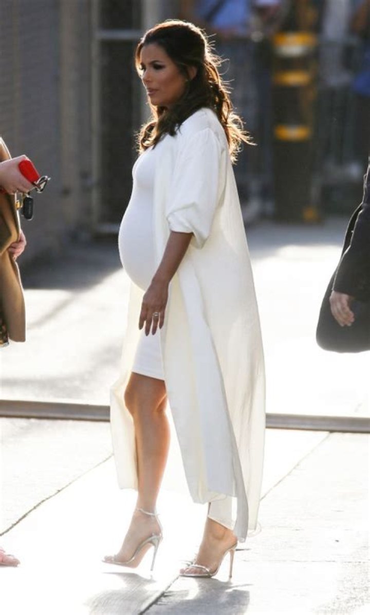 Pregnant Stars Rocking Their Bumps In All-White Outfits — Pics