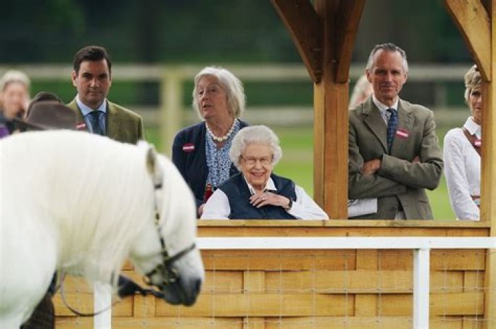 The Queen, 96, Flashes Gigantic Smile At Horse Show After Missing Opening Of Parliament