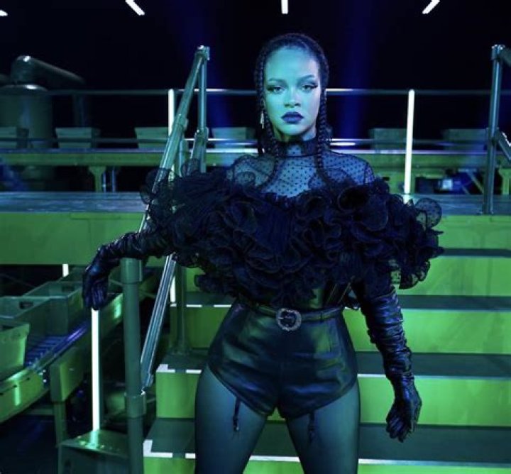 Rihanna Wears Green Mesh Catsuit By Savage X Fenty: Photos – Hollywood Life